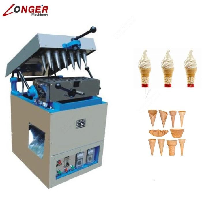 Semi Automatic Wafer Cone Ice Cream Cone Baking Machine Guangzhou