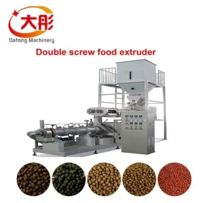 Double Screw Extruder Machine for Dog Cat Fish Pet Food