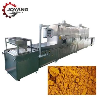 Conveyor Belt Chicken Powder Microwave Drying Sterilization Machine