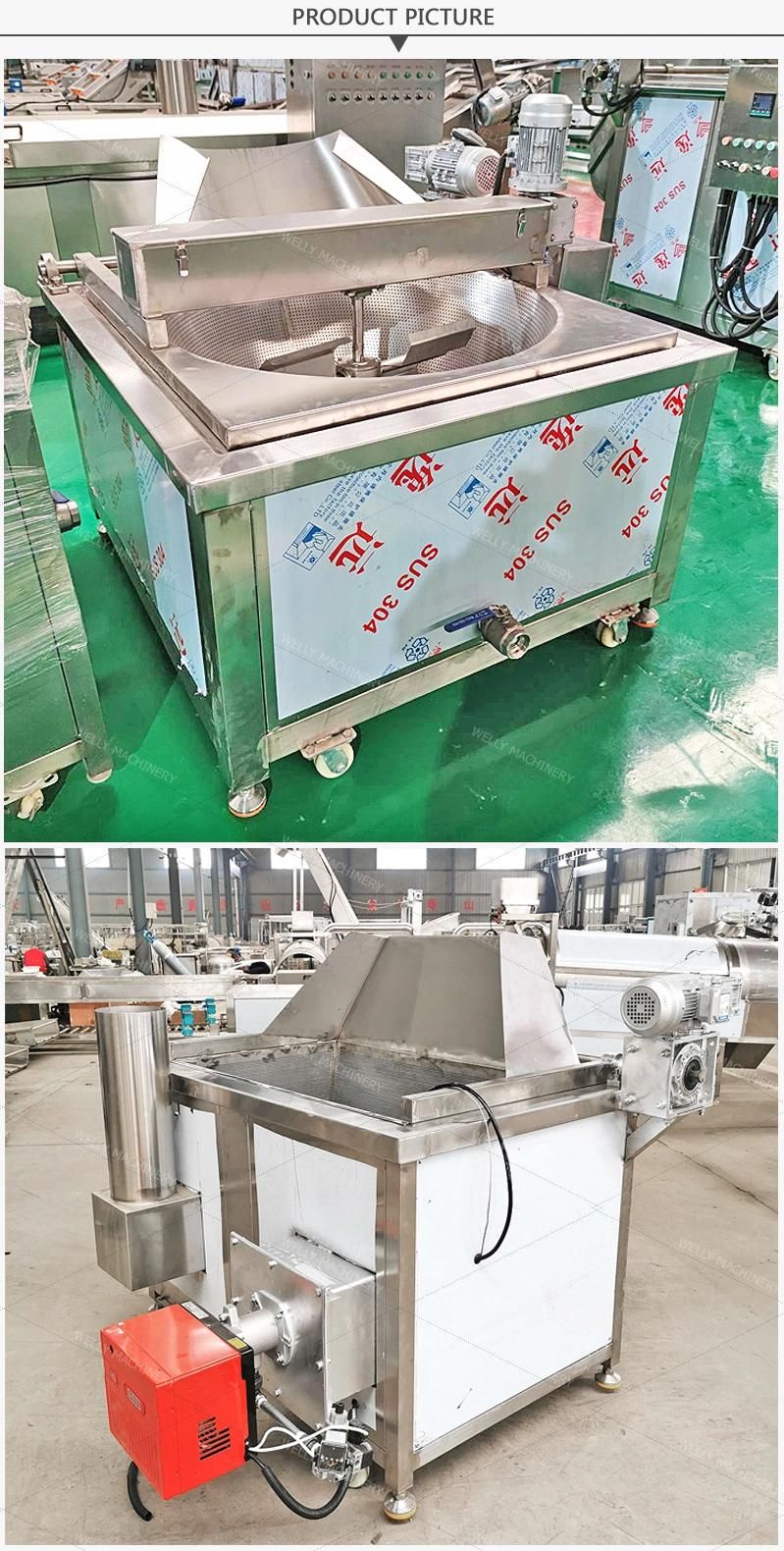 Industrial Batch Deep Fryer Frying Machine for Chips Peanut Garlic