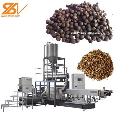 Fish Farming Automatic Tropical Fish Feed Machinery Extruder Plant Production Line