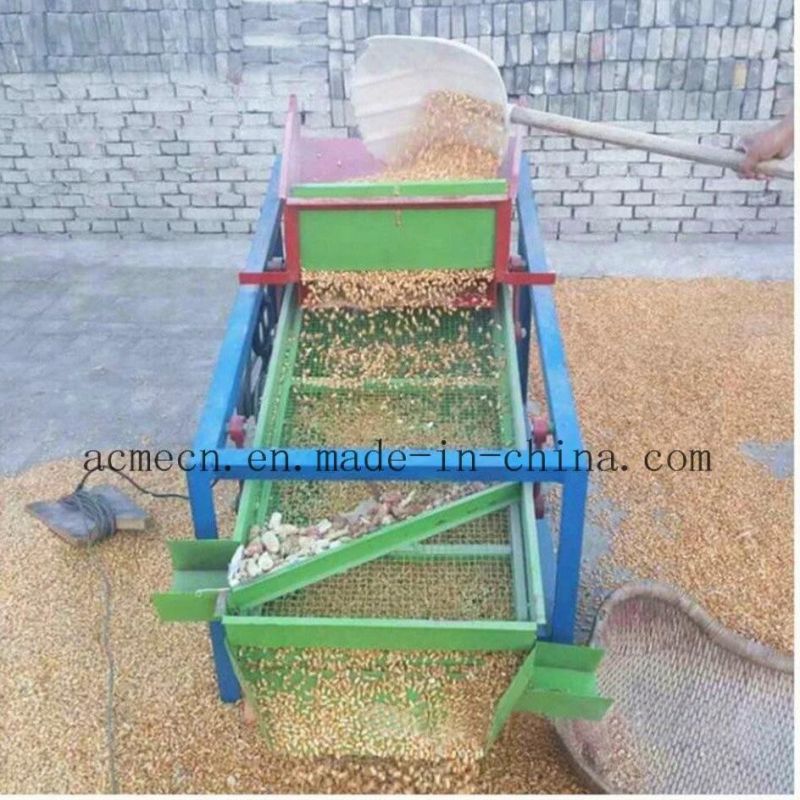Hot Sale Domestic Mini Scale Wheat Corn Cleaning Machine Screen Seeds Cleaner