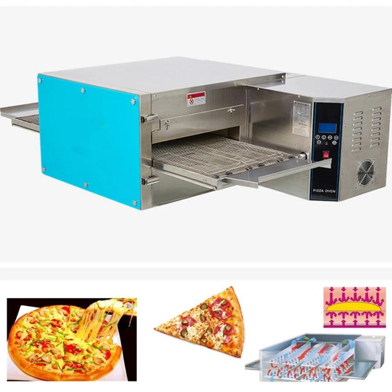 Stainless Steel Commercial Electric Conveyor Pizza Oven Conveyor