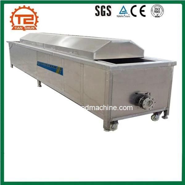 Industrial Vegetable Auto Belt Continuous Steam Blanching Machine Broccoli Blancher