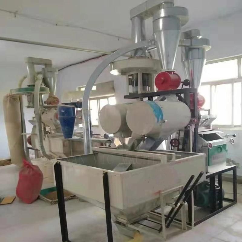 8-12 t/day wheat corn flour mill machine