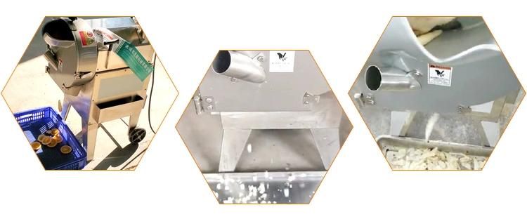 Small Automatic Vegetable Potato Shred Slice Dice Cutting Machine
