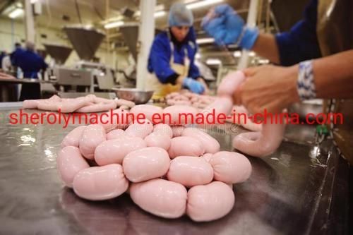 Food Machinery Automatic Sausage Making Processing Line