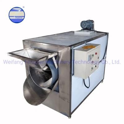 Custom-Made Factory Nuts Roaster Electric Chestnuts Roaster Machine Commercial Drum Rotary ...