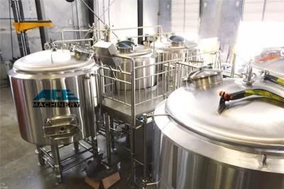 Price of 300L 500L 1000L Micro Beer Brewing Equipment for Microbrewery with 3 Vessels Food ...