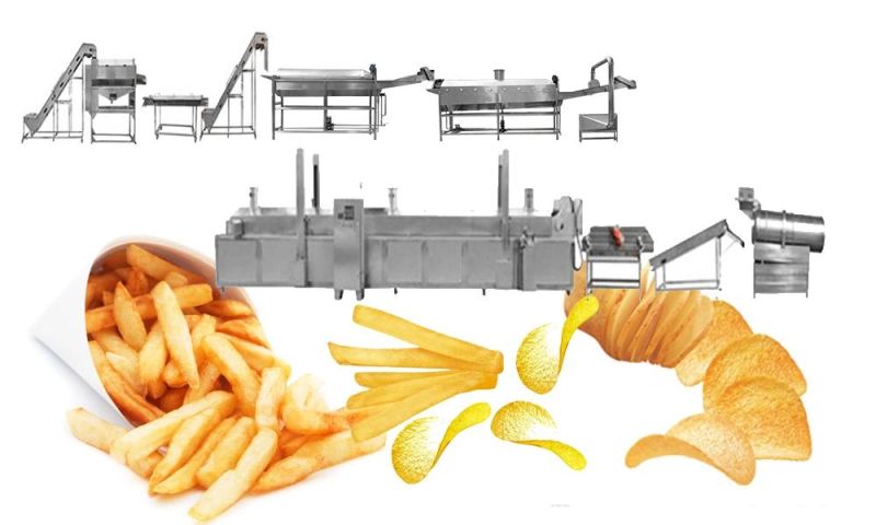 Full Automatic Frozen French Fries Production Line Frozen French Fries Production Line