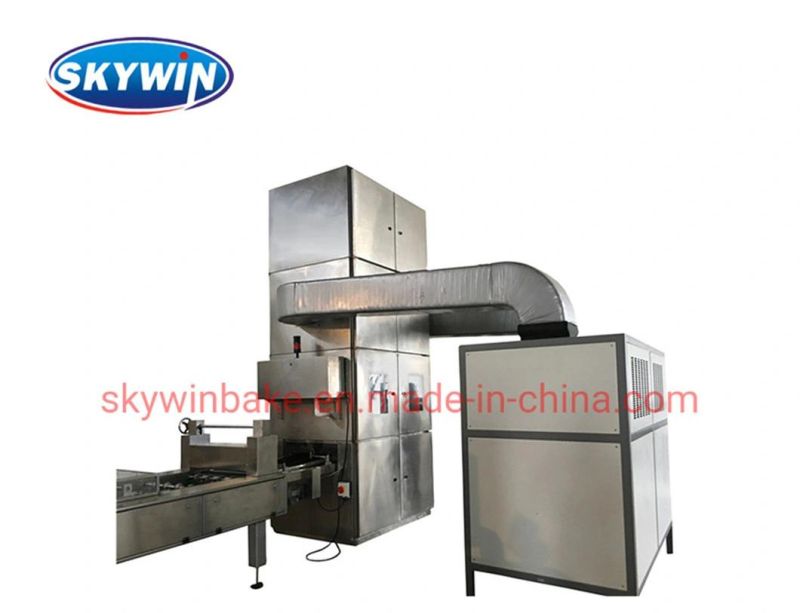 Automatic Hot Sale Chocolate Biscuit Machine Big Capacity Wafer Biscuit Production Line