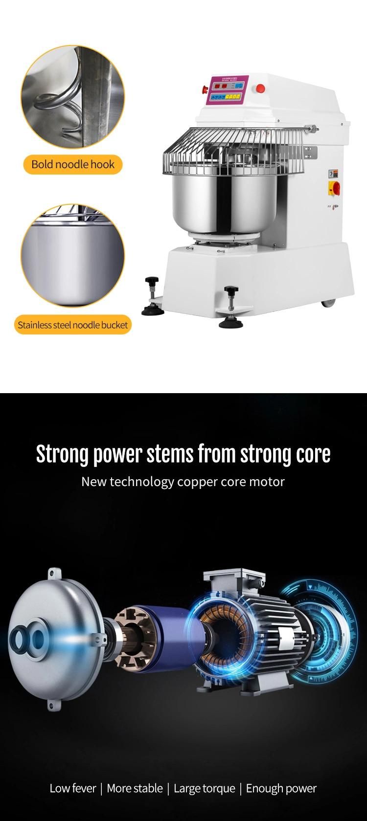 Pastry Making 50kg Dough Spiral Mixer for Bakery