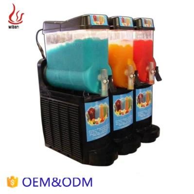 High Performance 3 Tank Ice Slush Machine for Commercial Use