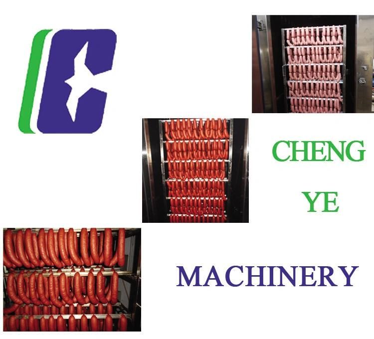 Hot Selling Commercial Automatic Rotisserie Meat Smoker Meat Smoking Oven Meat Smokehouse