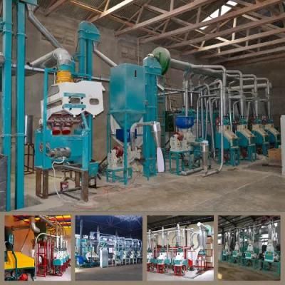 Maize Milling Machines with 110kw Diesel Generator