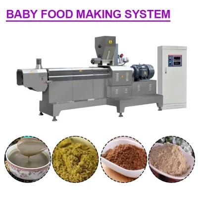 Food Extruder Inflateinstant Cook Baby Infant Food Rice Nutritional Powder Production Line ...