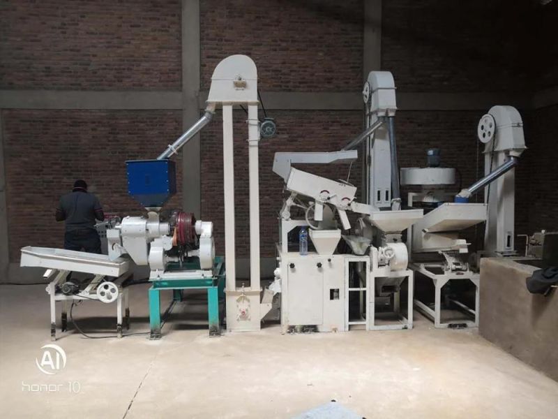 Best Selling 1 Ton Per Hour Complete Set Rice Mill From Real Rice Mill Manufacturer