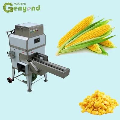Gyc Electric Tender Fresh Green Sweet Waxy Sticky Frozen Corn Thresher Sheller Machine