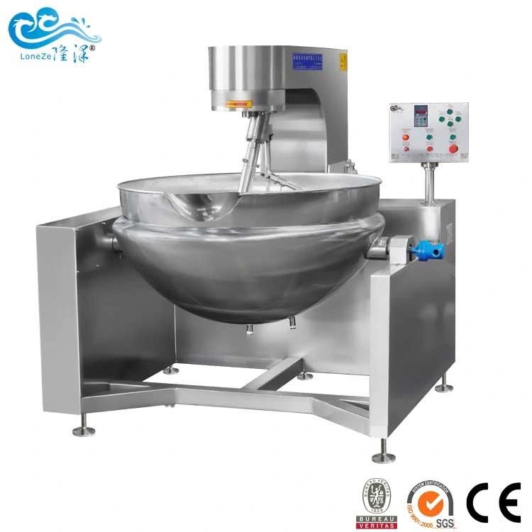 Industrial Automatic Steam Jacketed Kettle Tilting Scraper for Strawberry Jam on Hot Sale