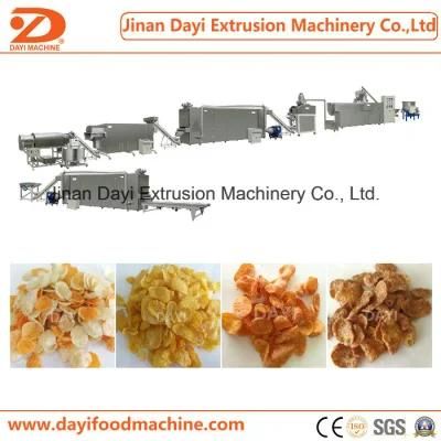 Breakfast Cereals Snacks Corn Flakes Extrusion Machinery