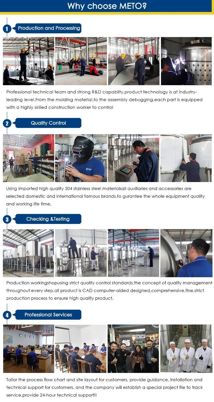 1000L 3 Vessel Beer Brewing Equipment