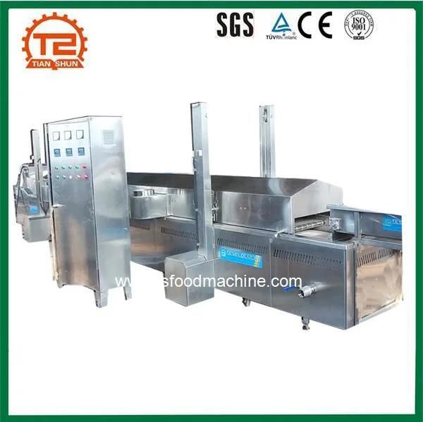 Food Processing Machine Tszd-80 Ce Potato French Fries Continuous Frying Machine