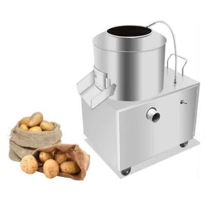 Potato Peeler and Slicer Machine Vegetable Chopper Slicer Vegetable Fruit Cleaning Machine ...