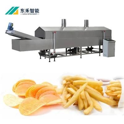 Continous Frying Machine/French Fries Frying Mahcine/Automatic Deep Frying Machine Fryer