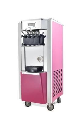 Commercial 3 Flavors Soft Serve Ice Cream Machine in Factory