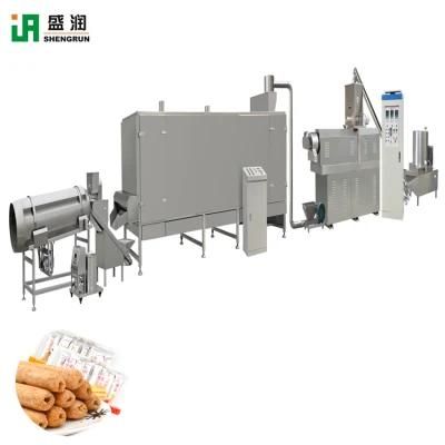 Twin Screw Corn Puffed Machine Equipment Puffed Snack Product Line