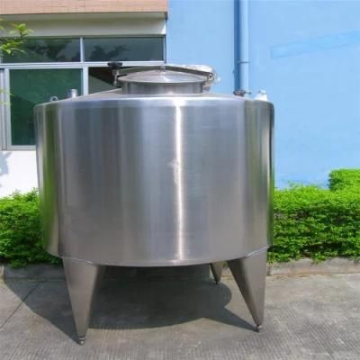 Stainless Steel Double Steam Heating Wall Jacketed Storage CIP Vat