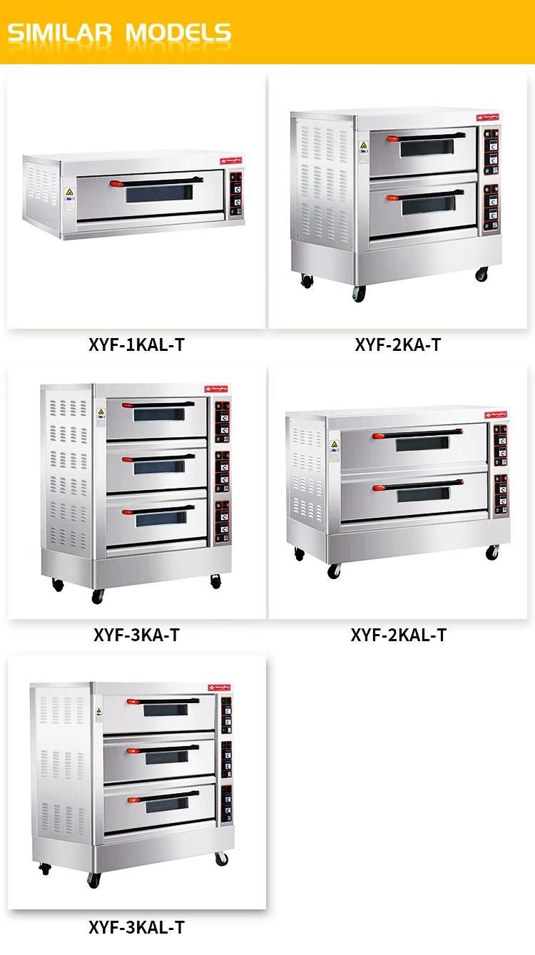 Bakery Equipment Baking Machine 3 Deck 9 Trays Electric Deck Pizza Oven