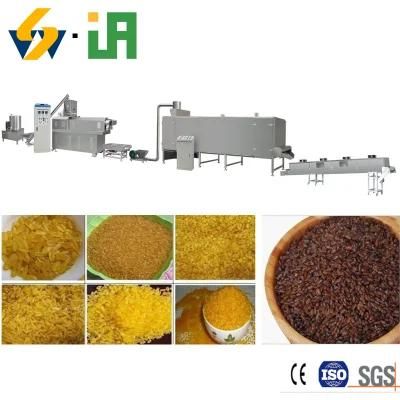 Fortified Artificial Rice Processing Extruder Nutritional Artificial Rice Making Machinery