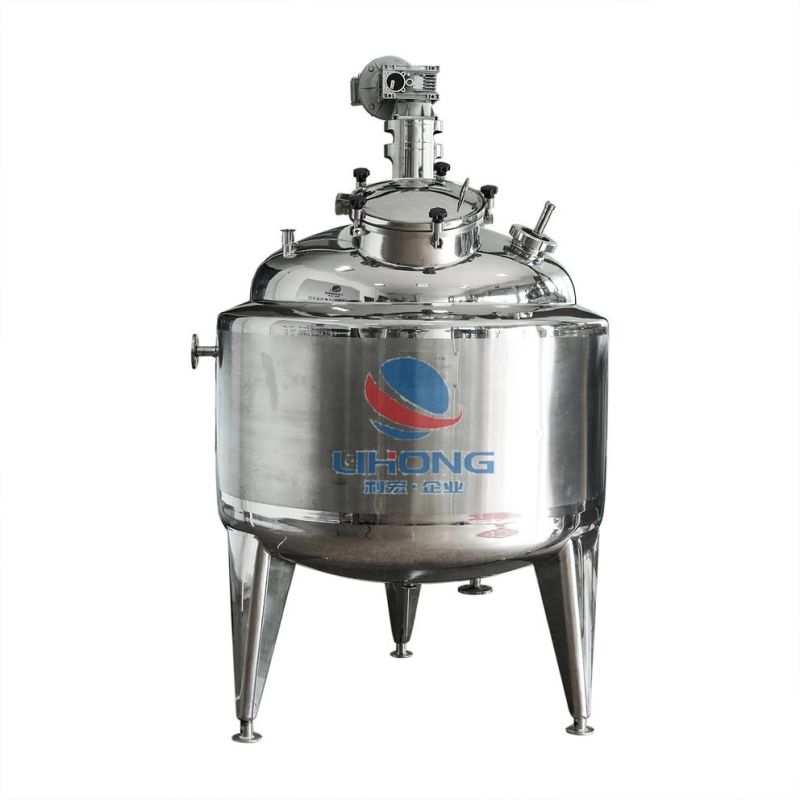 Stainless Steel Sanitary Grade Mixing Tank for Beverage Industry, Food Industry, Pharmaceutical Industry, etc