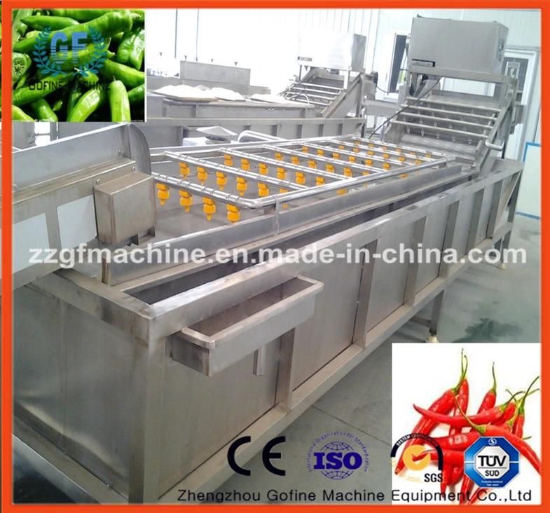Multifunctional High Efficiency Automatic Bubble Spray Cleaning Machine for Vegetables Fruits
