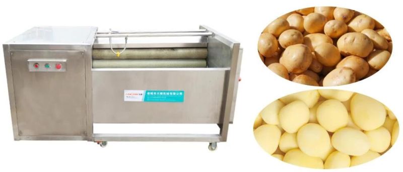 Cassava Sweet Potato Carrot Ginger Turmeric Potato Washing Peeling Machine