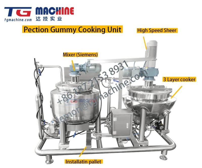 Tg Brand Fully Automatic Gummy Bear Depositing Machine/Gummy Candy Making Machine/Gummy Machine/Gummy Filling Machine