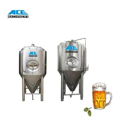 Factory Price Beer Manufacturing 500L Fermenting System Brite Beer Tank