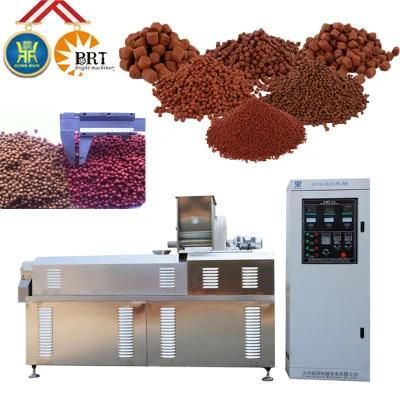 Automatic Floating Fish Food Processing Machinery Fish Feeds Making Extruder