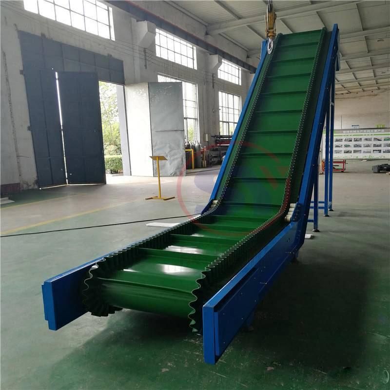 Adjustable Height Rubber V Belt Conveyor Movable Type China Supplier