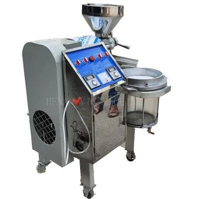 Mini oil press machine with vacuum filter