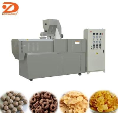 Automatic Industrial Breakfast Cereal Corn Flakes Making Machinery Equipment