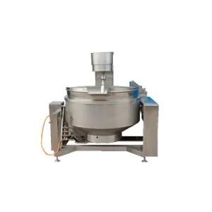 Full Automatic Electric Tilting Boiling Pan 200 L Chilli Sauce, Curry Sauce Jacketed ...