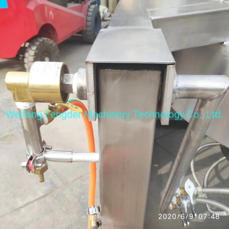 Automatic Tilting Jacketed Kettle / Gas Heating Cooking Mixer / Planetary Stirring Pot with Agitators