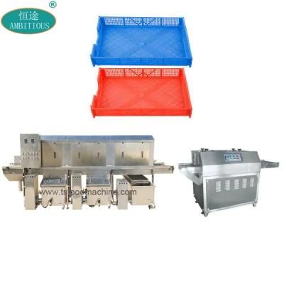 Trays Washing and Cleaning Machine Plastic Basket Washer and Dryer