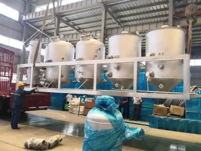 Soybean Sunflower Sesame Peanut Corn Cottonseed Rapeseed Crude Oil Refining Machine