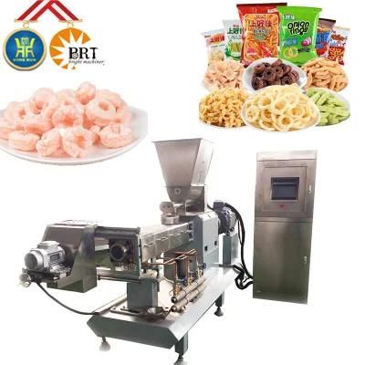 Automatic Corn Puff Core Filling Food Cheese Ball Making Machine