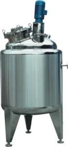 Stainless Steel Mixing Tank with Top Emulsifier