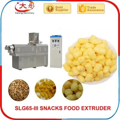 Different Shapes Corn Snack Food Extruding Machine
