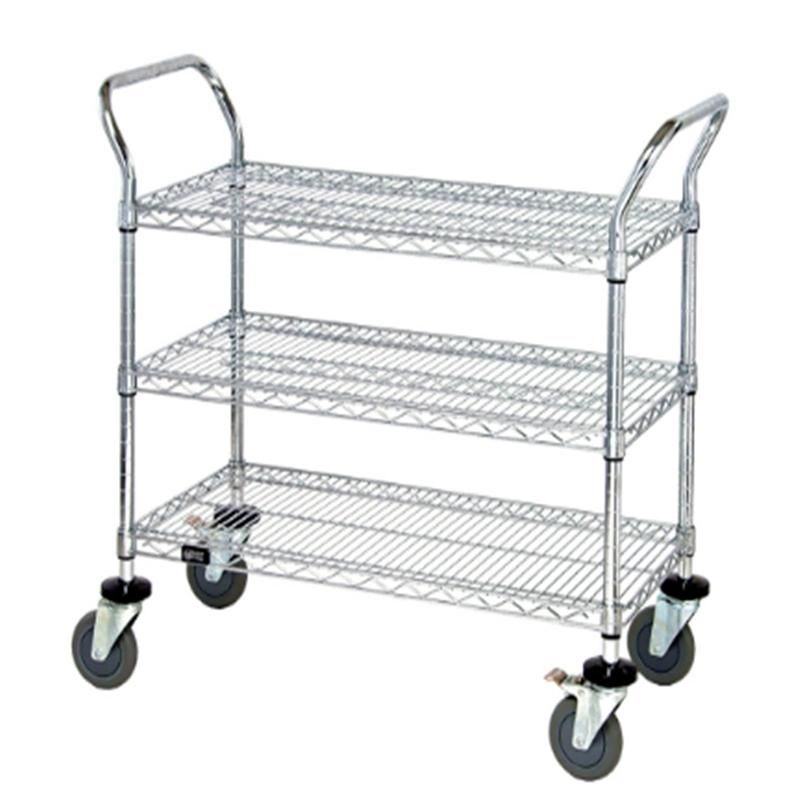 Metro MW702 Super Erecta 18" X 24" X 38" Three Shelf Standard Duty Stainless Steel Utility Cartitem #: 461MW702 Mfr #: MW702